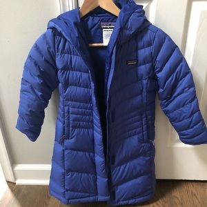 Girls Patagonia down puffer parka coat